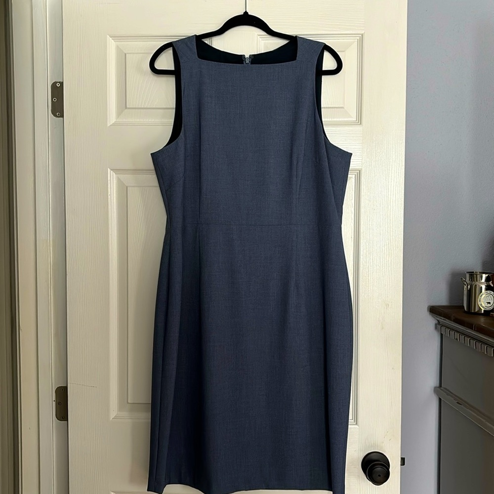 Alex Marie Sleeveless Blue Dress, Size 16